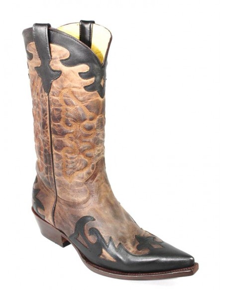 LADY JUAREZ BLACK COWHIDE 139FFB