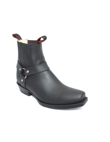 BOOTS SUDISTE NOIR HOMME GOWEST SANTIAG