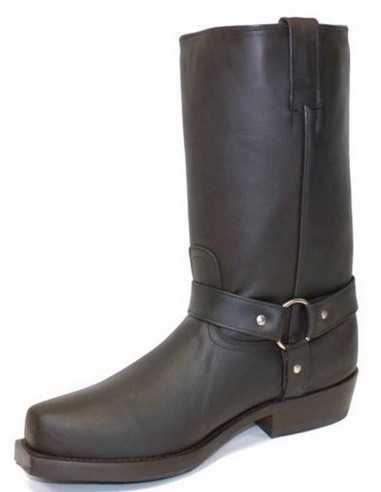 bottes café noir homme