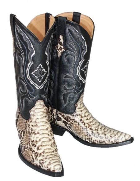 CHIHUAHUA WOMEN BLACK/NATURAL PYTHON