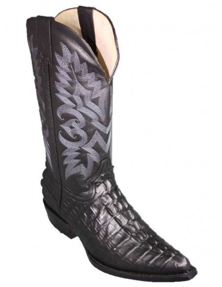 DUNDEE NOIR IMITATION CROCODILE HOMME