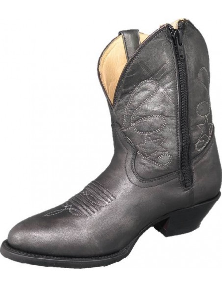 STELLA ZIPPEE NOIR ARGENT FEMME GOWEST SANTIAG